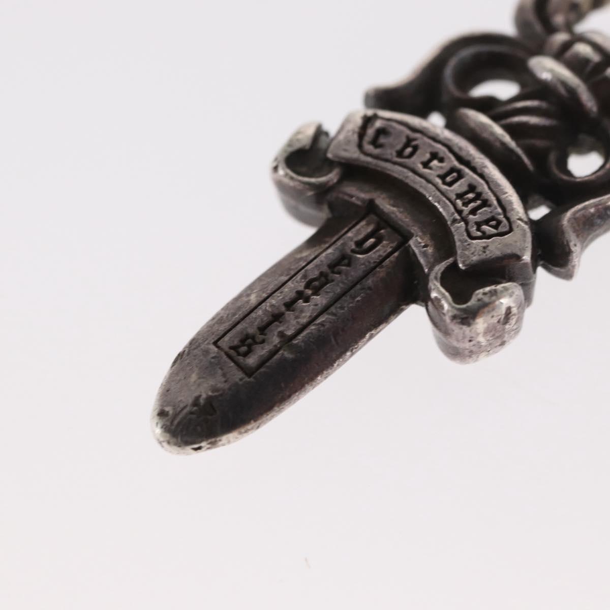 Chrome Hearts Dagger Charm Pendant Top Ag925 Silver Auth 171140SM