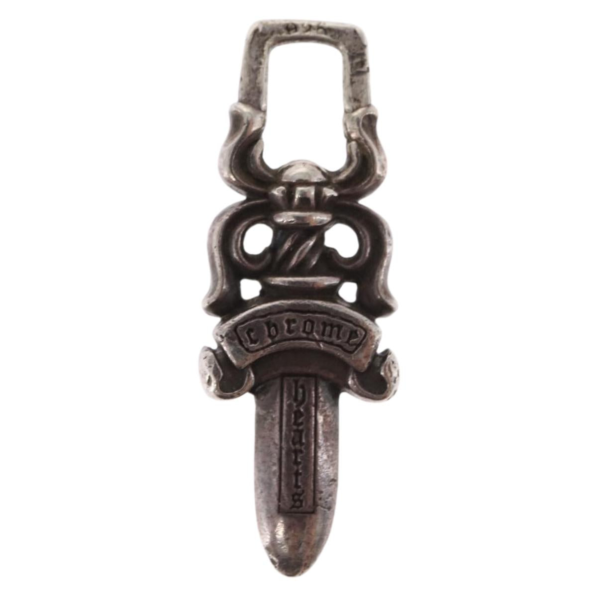 Chrome Hearts Dagger Charm Pendant Top Ag925 Silver Auth 171140SM