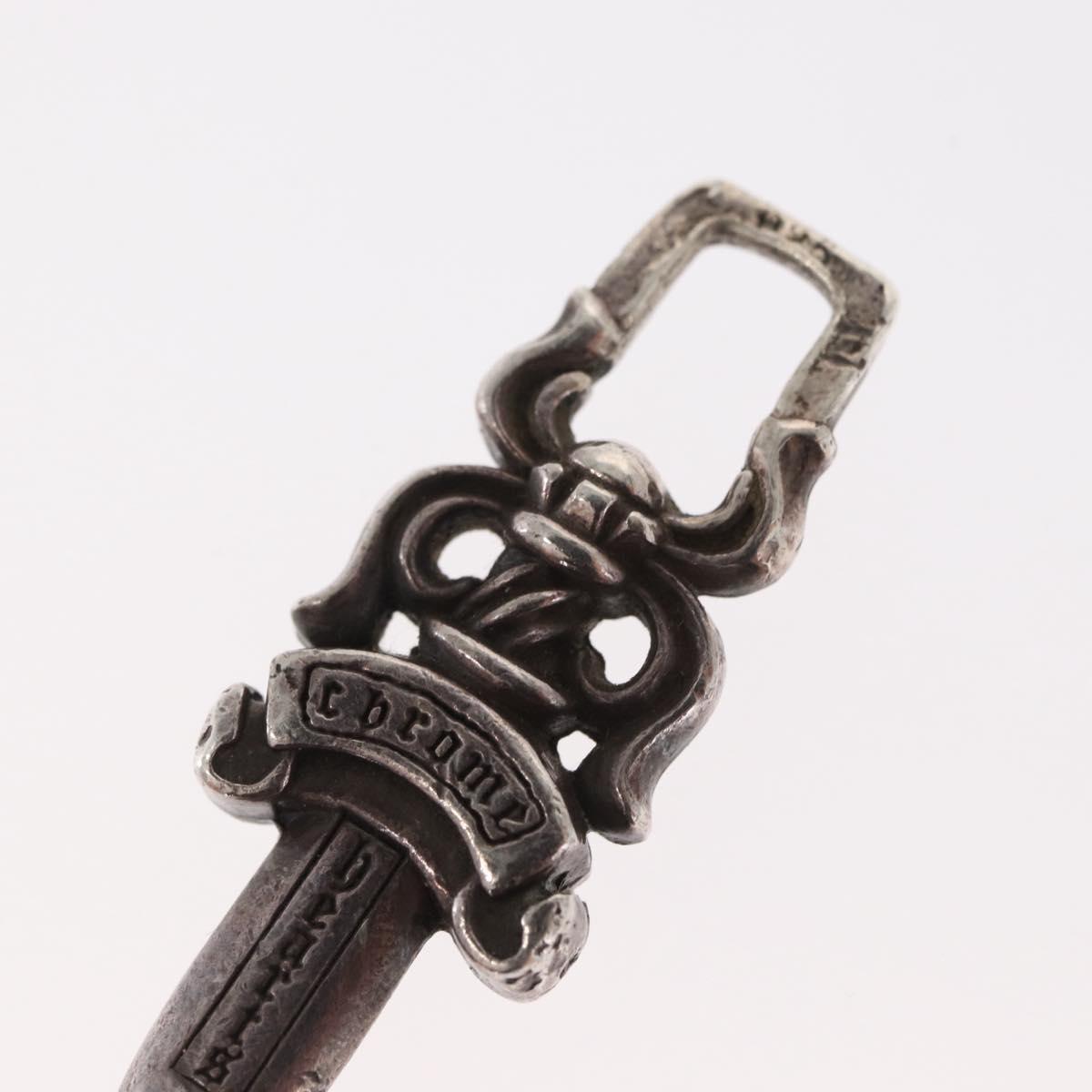 Chrome Hearts Dagger Charm Pendant Top Ag925 Silver Auth 171140SM
