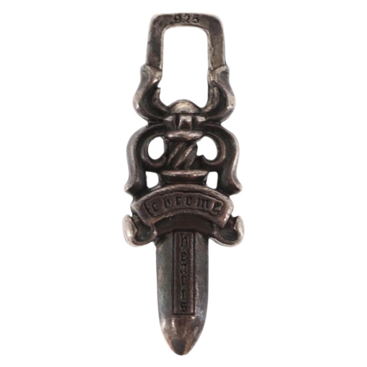 Chrome Hearts Dagger Charm Pendant Top Ag925 Silver Auth 171141SM