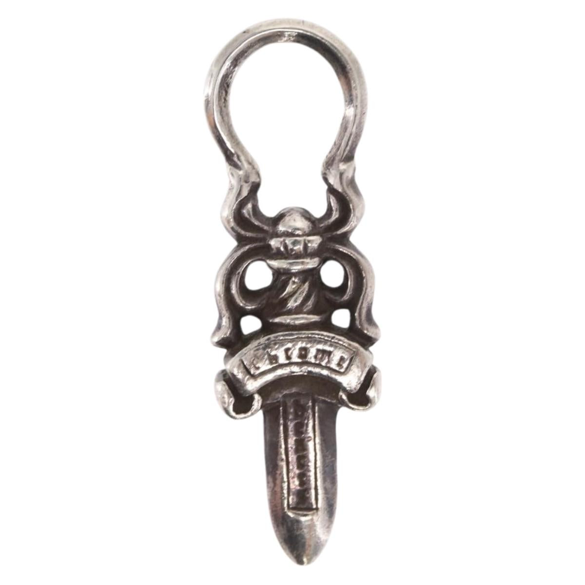 Chrome Hearts Dagger Charm Pendant Top Ag925 Silver Auth 171143SM