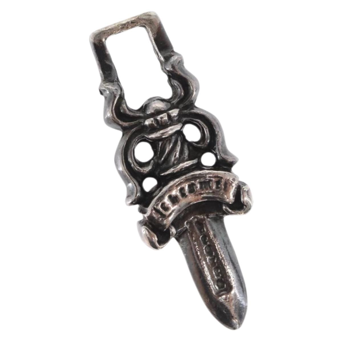 Chrome Hearts Dagger Charm Pendant Top Ag925 Silver Auth 171144SM