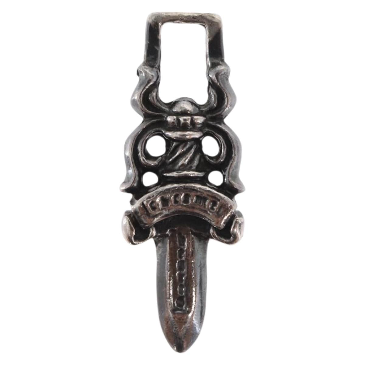 Chrome Hearts Dagger Charm Pendant Top Ag925 Silver Auth 171144SM
