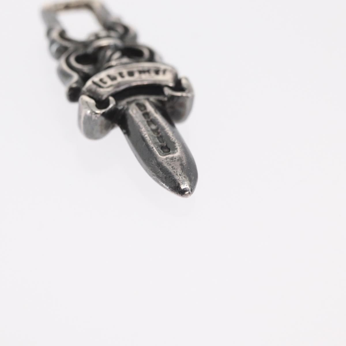 Chrome Hearts Dagger Charm Pendant Top Ag925 Silver Auth 171144SM
