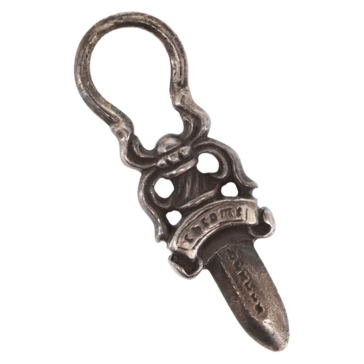 Chrome Hearts Dagger Charm Pendant Top Ag925 Silver Auth 171145SM