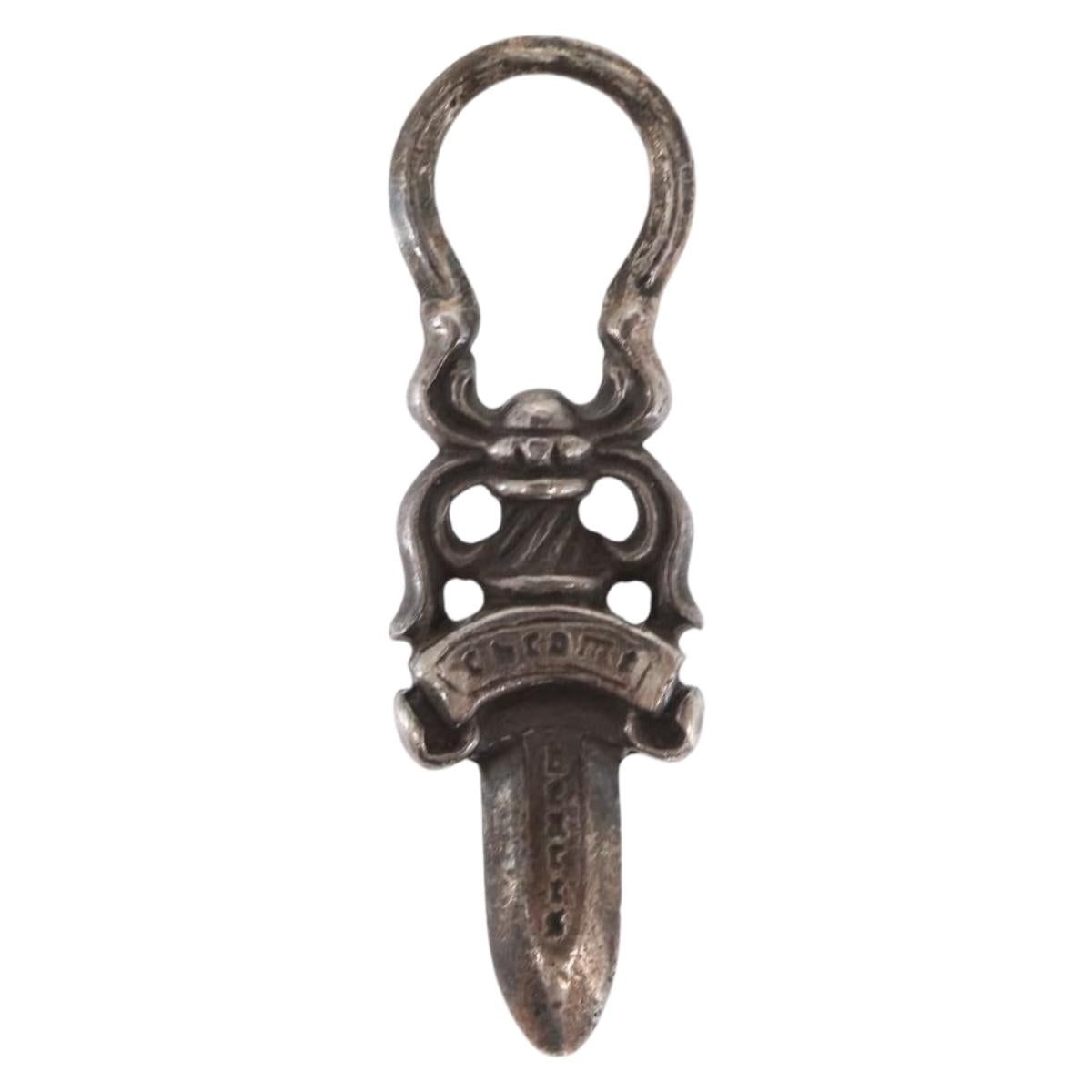 Chrome Hearts Dagger Charm Pendant Top Ag925 Silver Auth 171145SM
