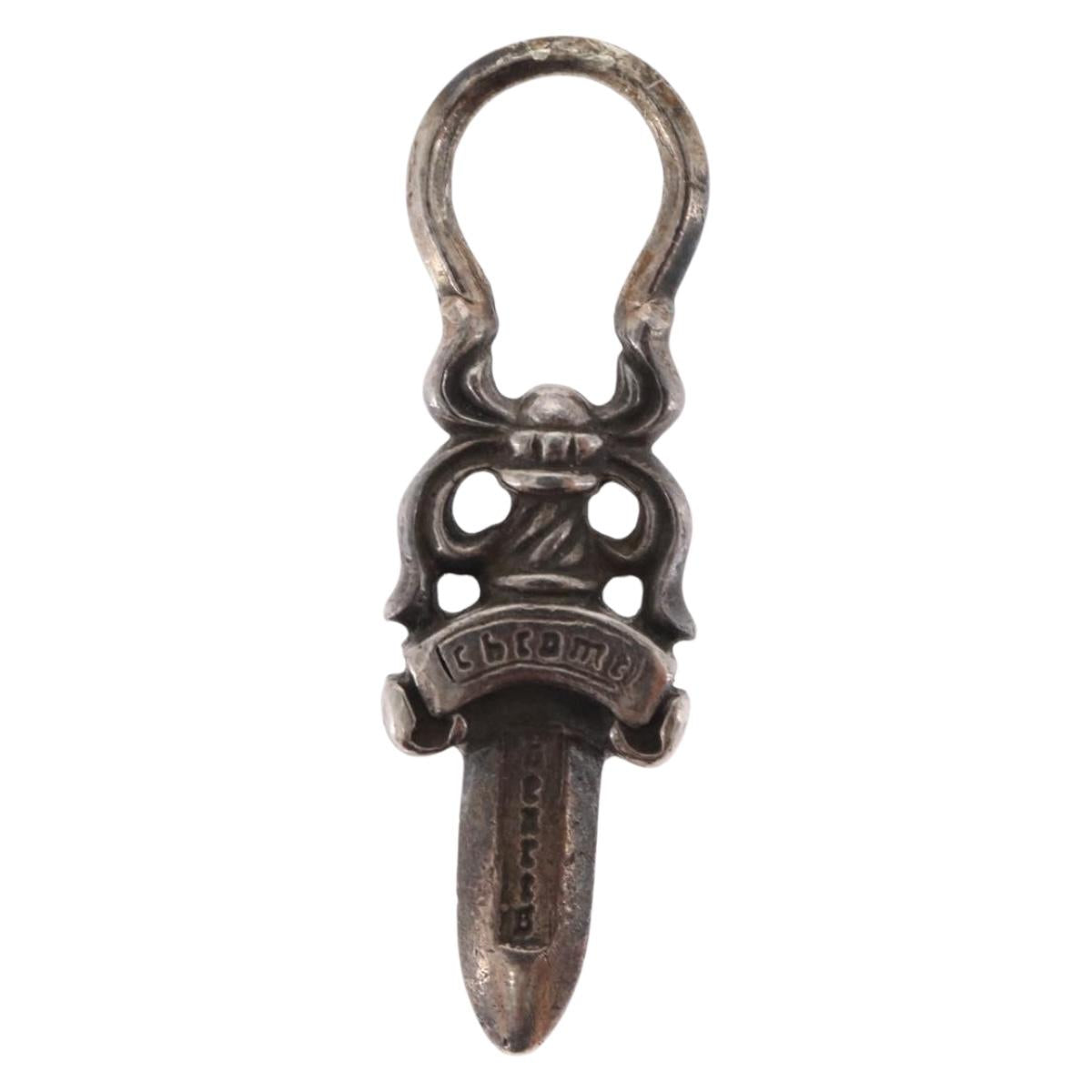 Chrome Hearts Dagger Charm Pendant Top Ag925 Silver Auth 171145SM