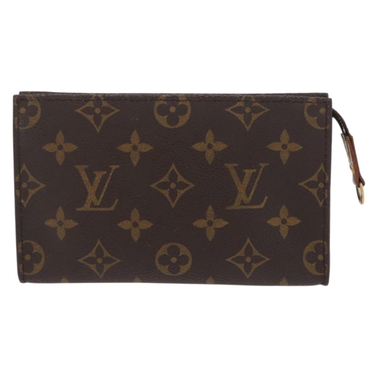 LOUIS VUITTON Monogram Bucket PM Accessory Pouch LV Auth 171151
