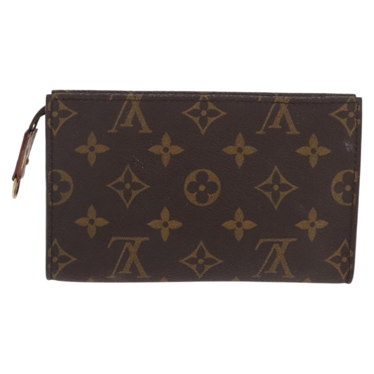 LOUIS VUITTON Monogram Bucket PM Accessory Pouch LV Auth 171151