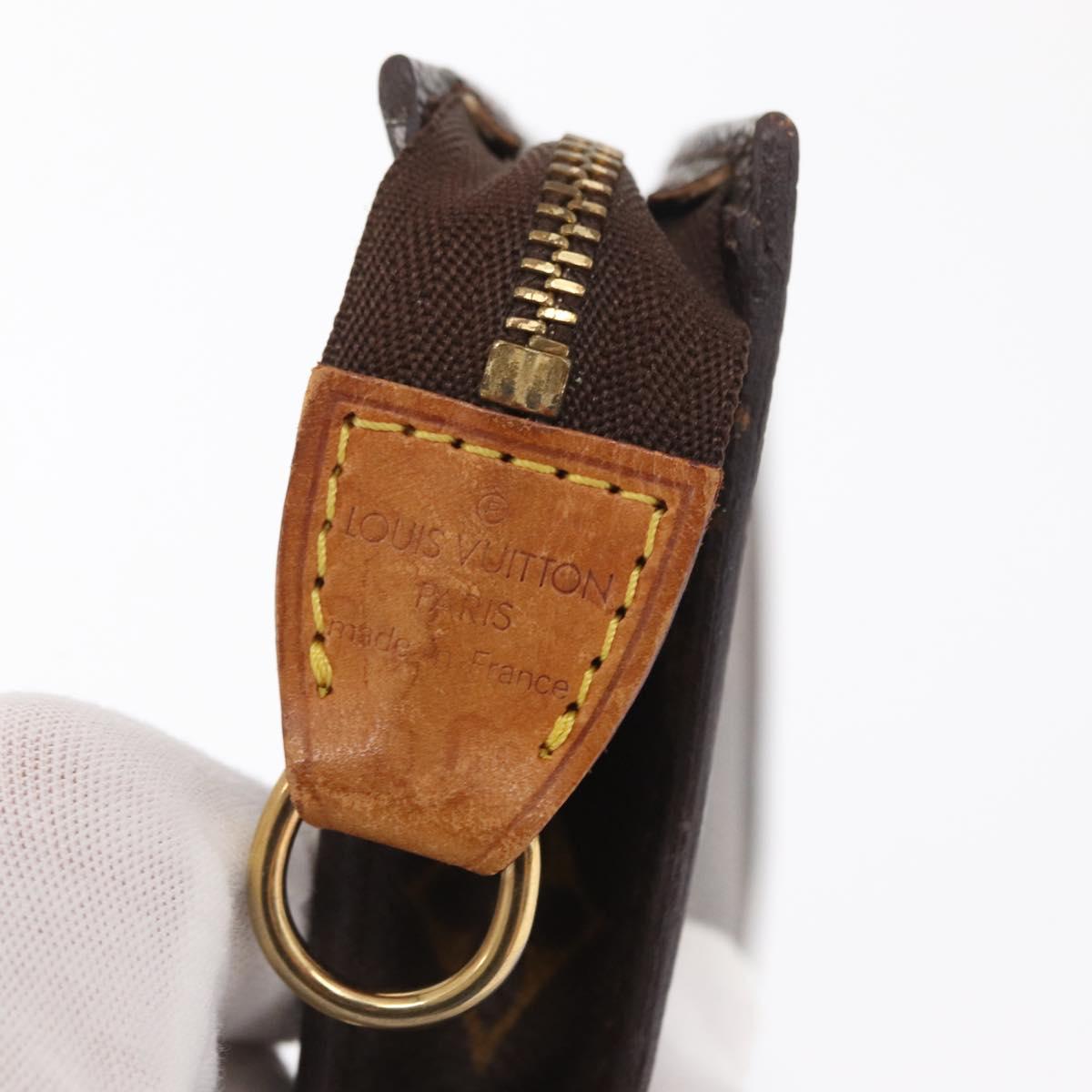 LOUIS VUITTON Monogram Bucket PM Accessory Pouch LV Auth 171152