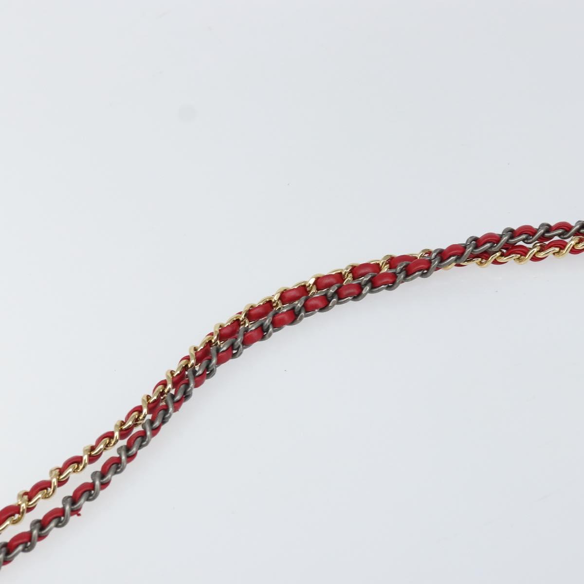 CHANEL Matelasse Chain Gabriel De Chanel Bag Suede Multicolor CC Auth 171157SAV