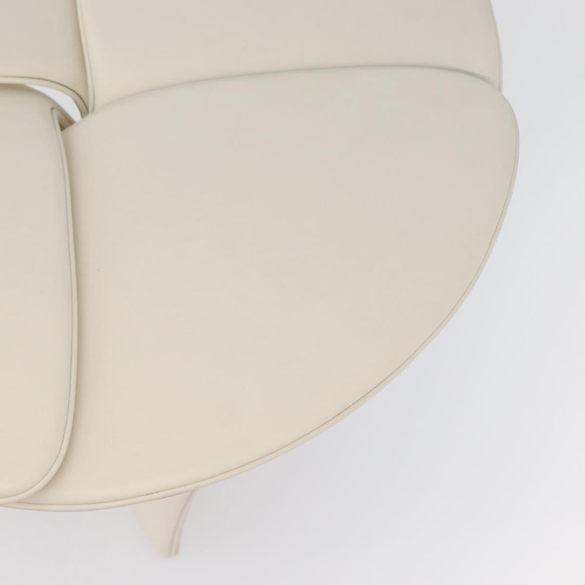 LOUIS VUITTON Tokujin Yoshioka 1000 Only Blossom Stool Calf milk Auth 171164SM