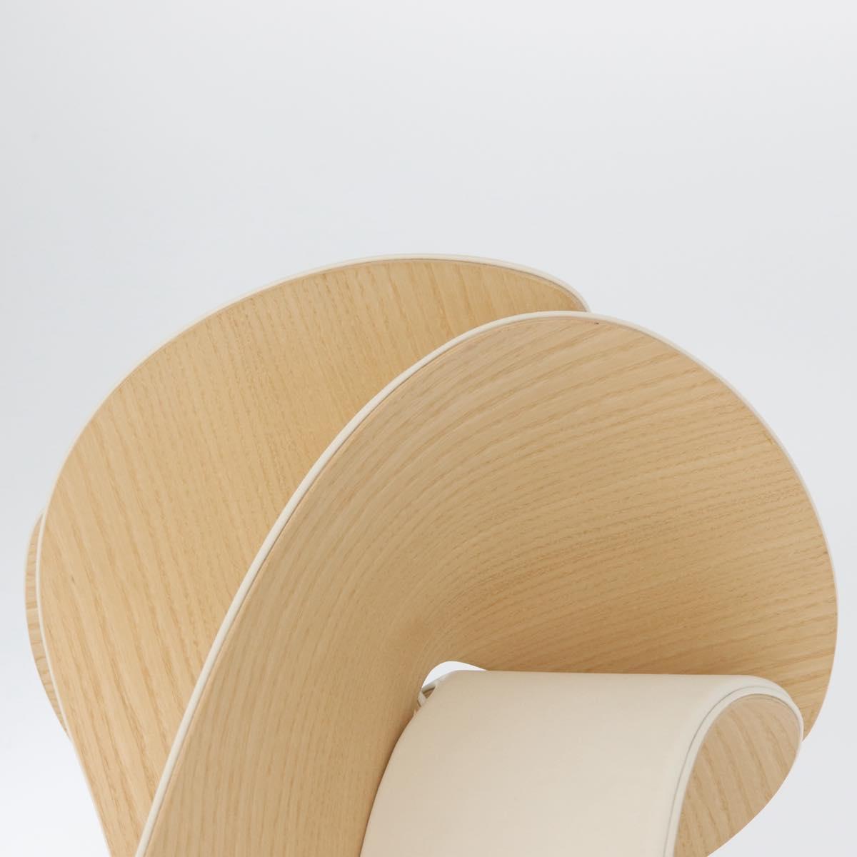 LOUIS VUITTON Tokujin Yoshioka 1000 Only Blossom Stool Calf milk Auth 171164SM