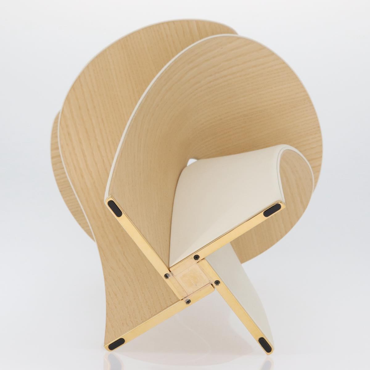 LOUIS VUITTON Tokujin Yoshioka 1000 Only Blossom Stool Calf milk Auth 171164SM