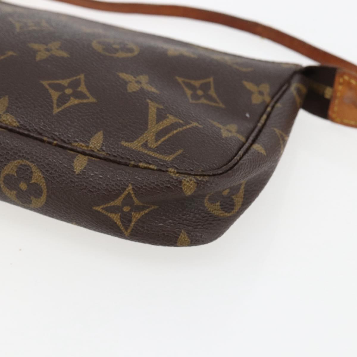 LOUIS VUITTON Monogram Pochette Accessoires Pouch M51980 LV Auth 171173