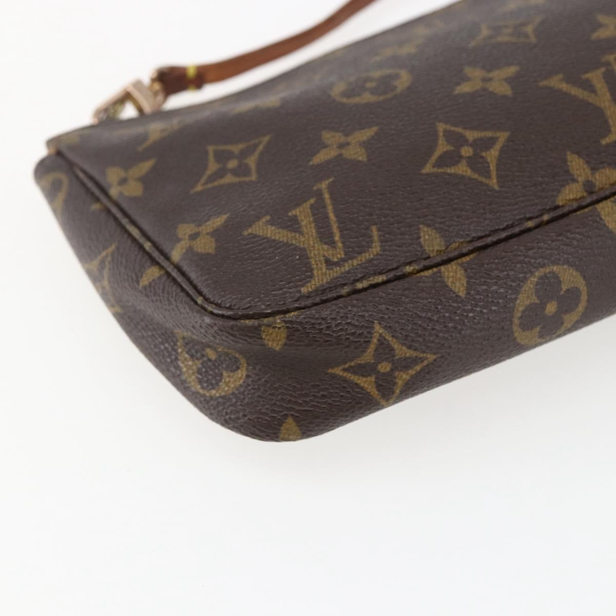 LOUIS VUITTON Monogram Pochette Accessoires Pouch M51980 LV Auth 171173