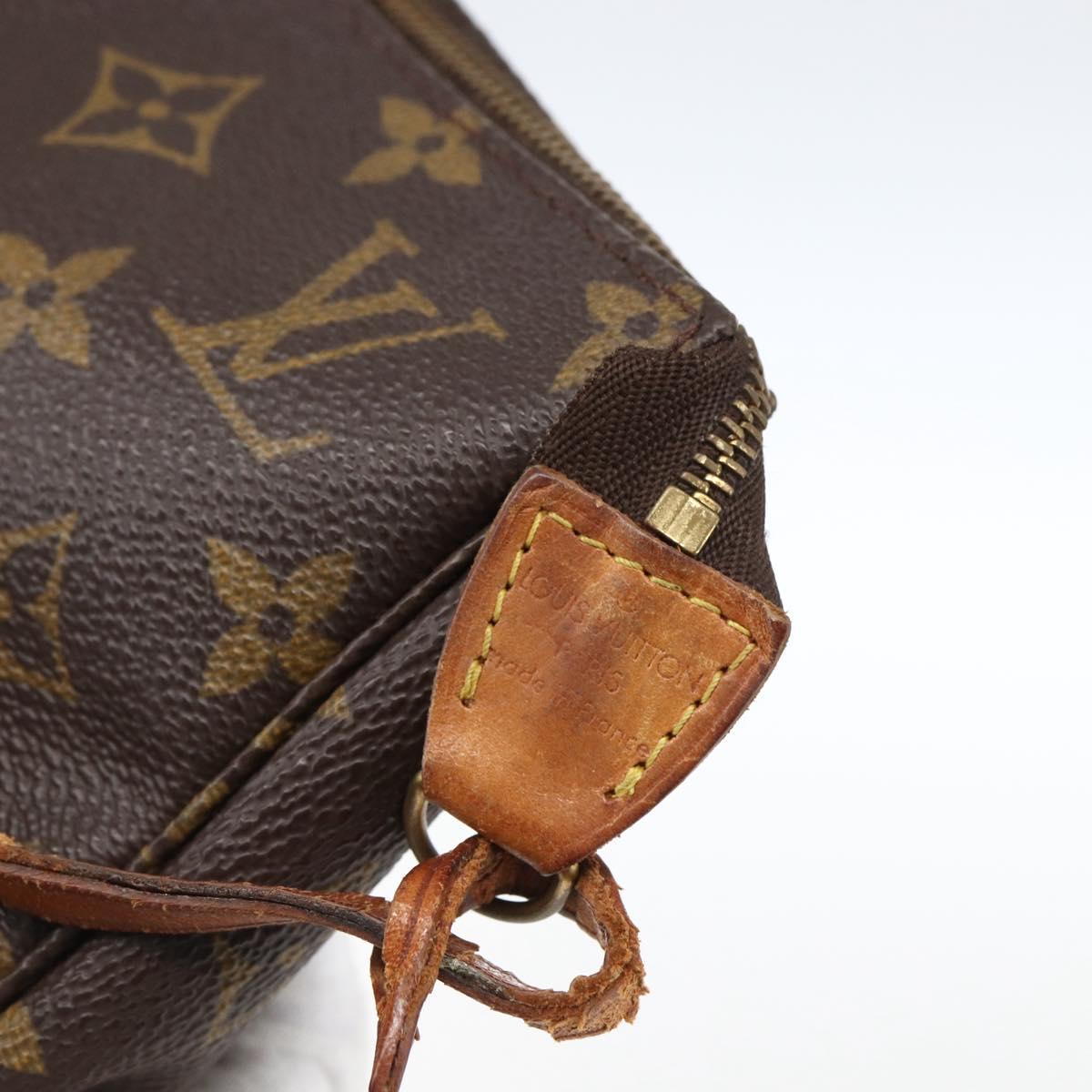 LOUIS VUITTON Monogram Pochette Accessoires Pouch M51980 LV Auth 171173