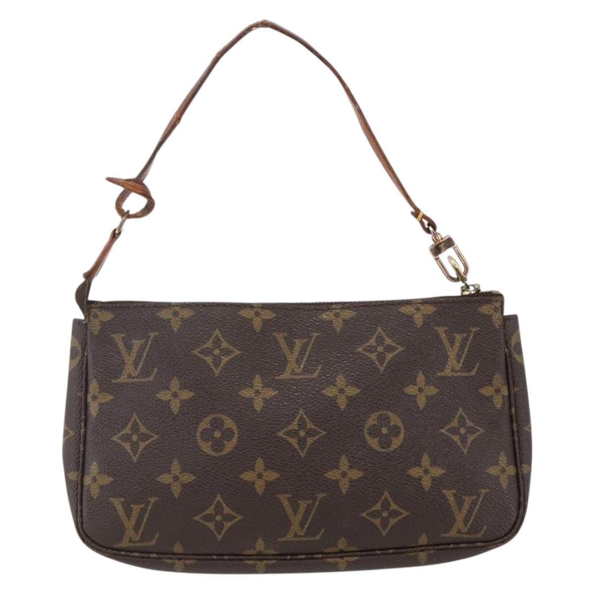 LOUIS VUITTON Monogram Pochette Accessoires Pouch M51980 LV Auth 171173