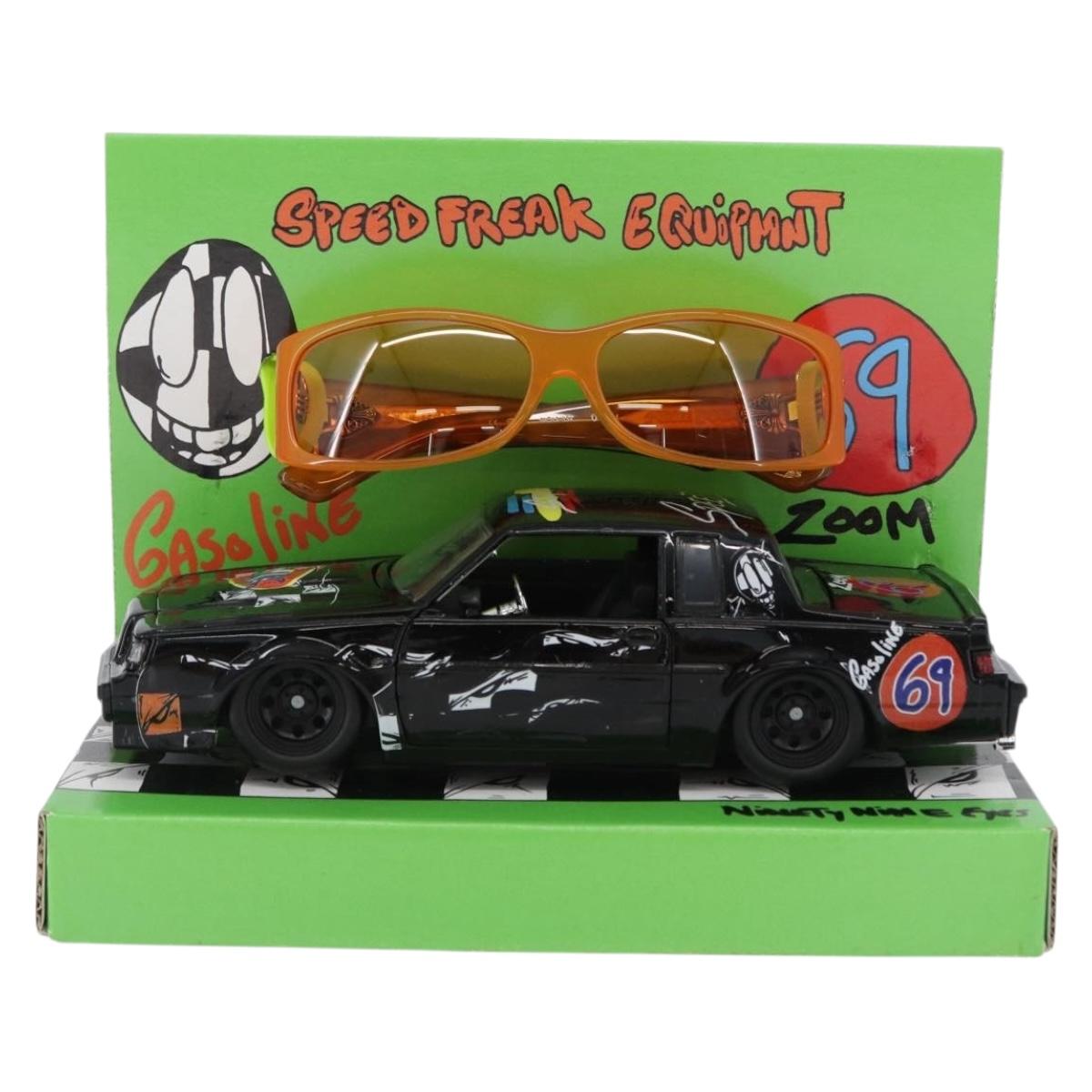 Chrome Hearts ULEIN Collaboration Car Figure Sunglasses Set Auth 171176SM