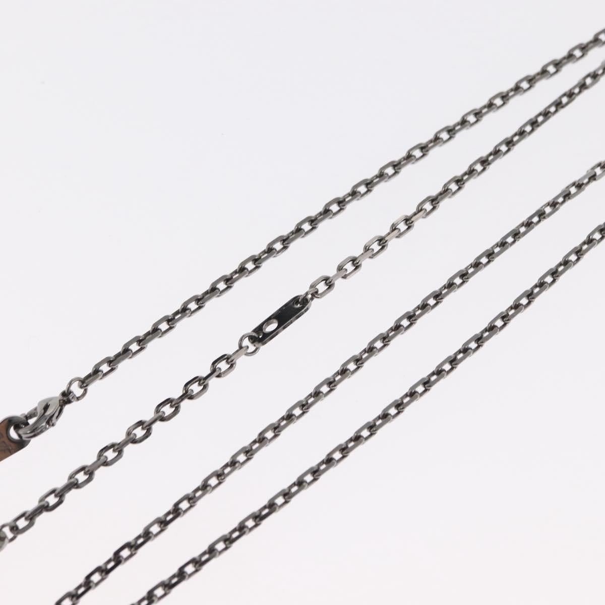 LOUIS VUITTON Collier Arc LV Printed Initials City Necklace M68262 Auth 171181M
