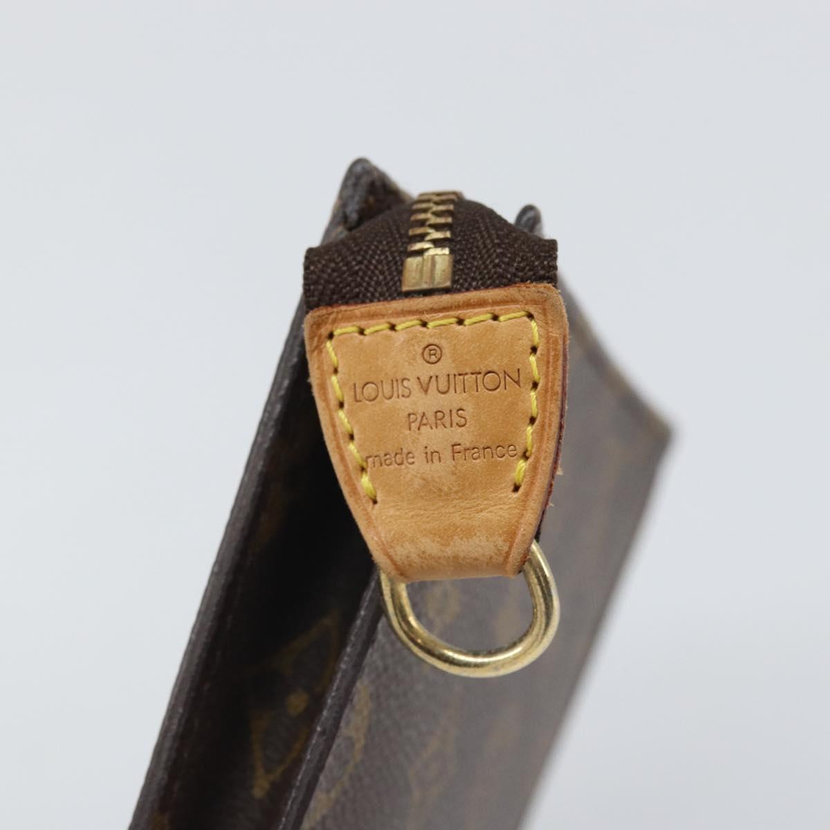 LOUIS VUITTON Monogram Bucket PM Accessory Pouch LV Auth 171187