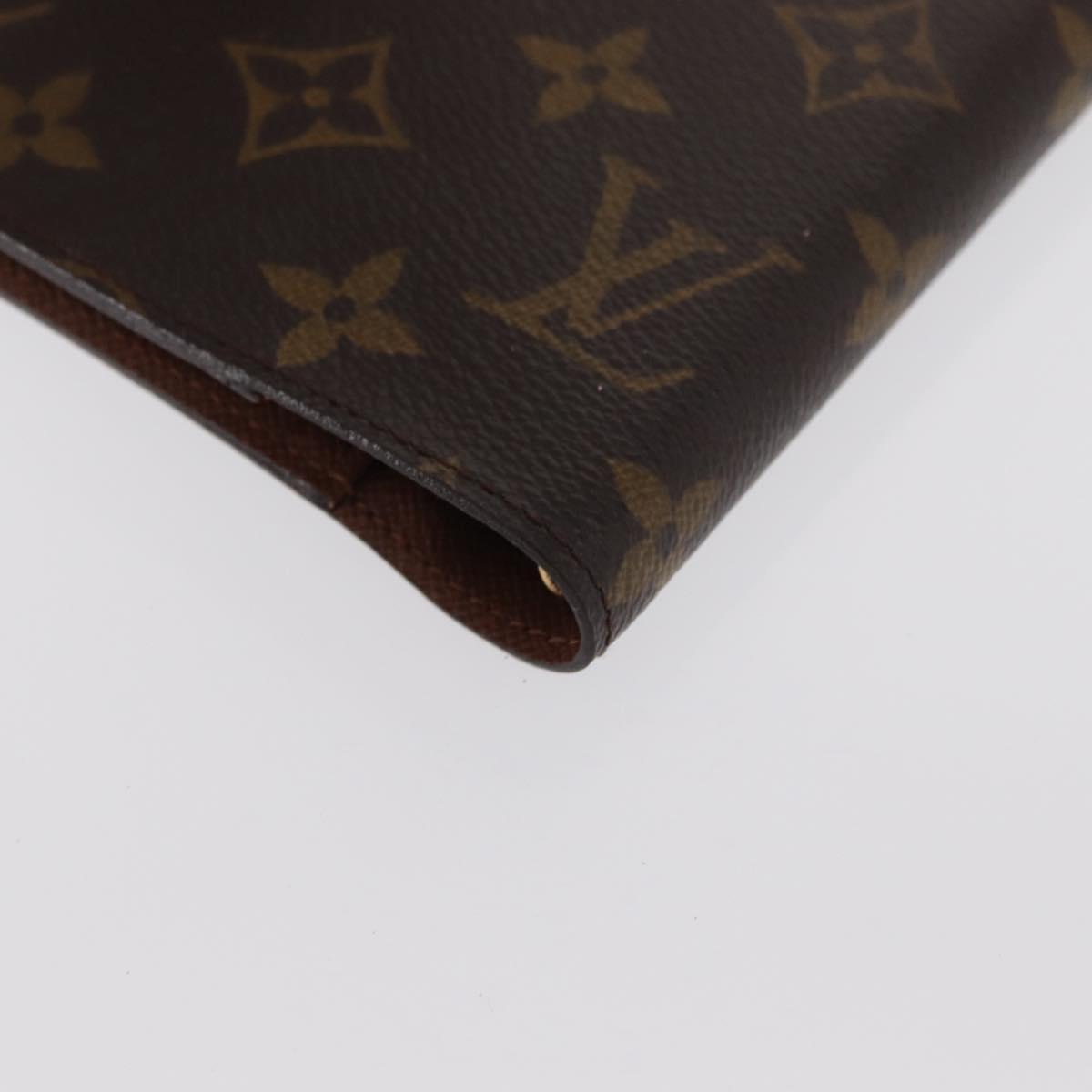 LOUIS VUITTON Monogram Keepall Agenda PM Day Planner Cover R20964 LV Auth 171189