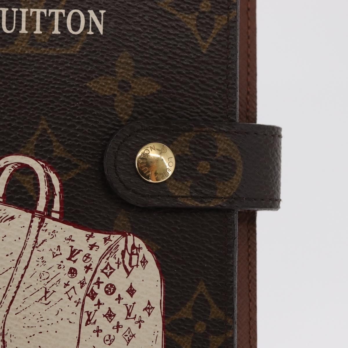 LOUIS VUITTON Monogram Keepall Agenda PM Day Planner Cover R20964 LV Auth 171189