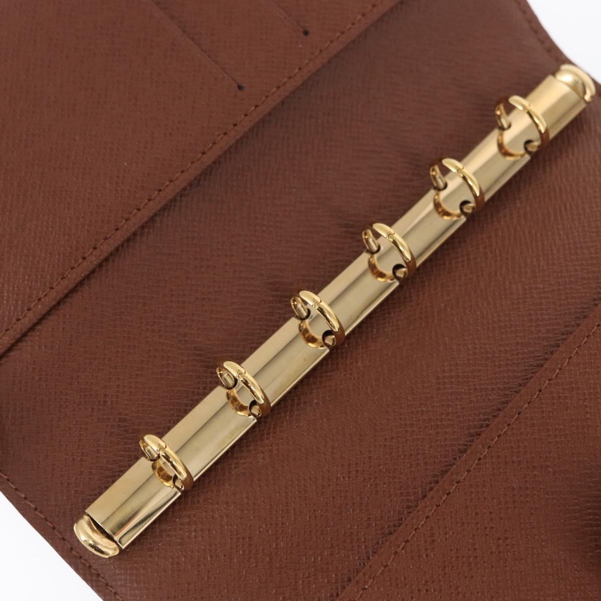 LOUIS VUITTON Monogram Keepall Agenda PM Day Planner Cover R20964 LV Auth 171189
