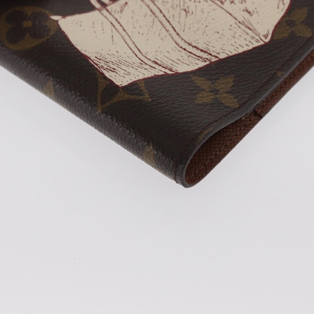LOUIS VUITTON Monogram Keepall Agenda PM Day Planner Cover R20964 LV Auth 171189