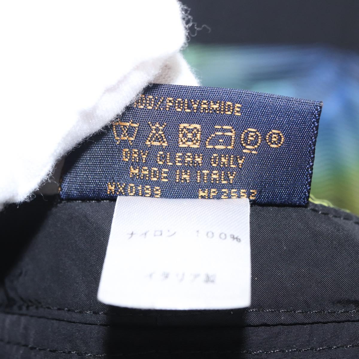 LOUIS VUITTON Transformable Bucket Hat Hat Nylon Black MP2552 LV Auth 171199M
