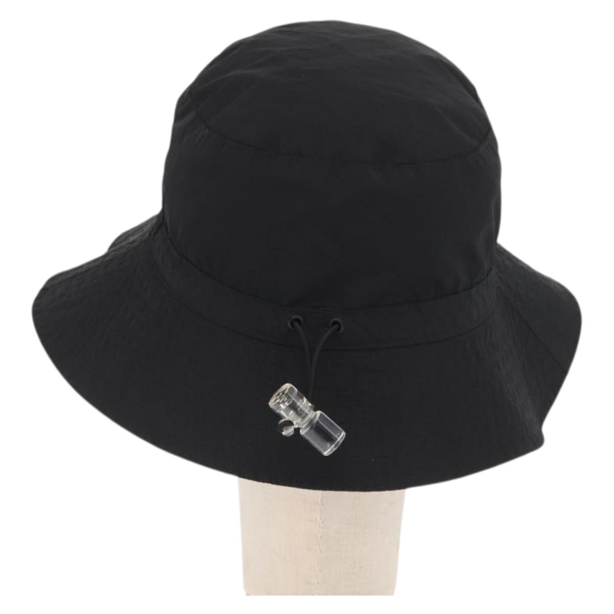 LOUIS VUITTON Transformable Bucket Hat Hat Nylon Black MP2552 LV Auth 171199M