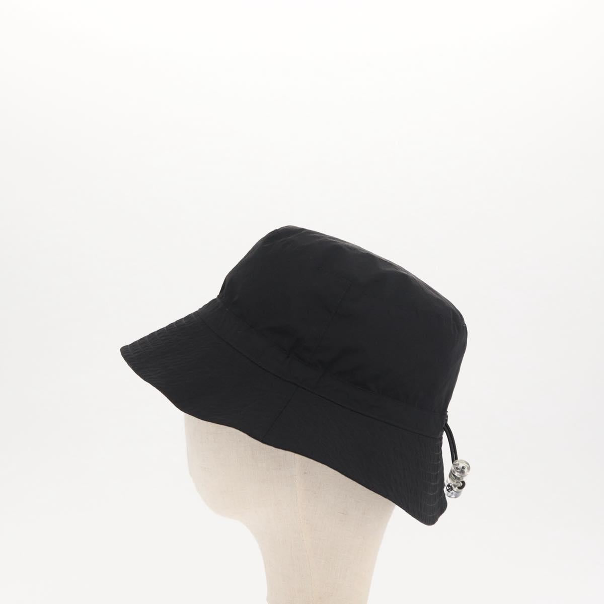 LOUIS VUITTON Transformable Bucket Hat Hat Nylon Black MP2552 LV Auth 171199M