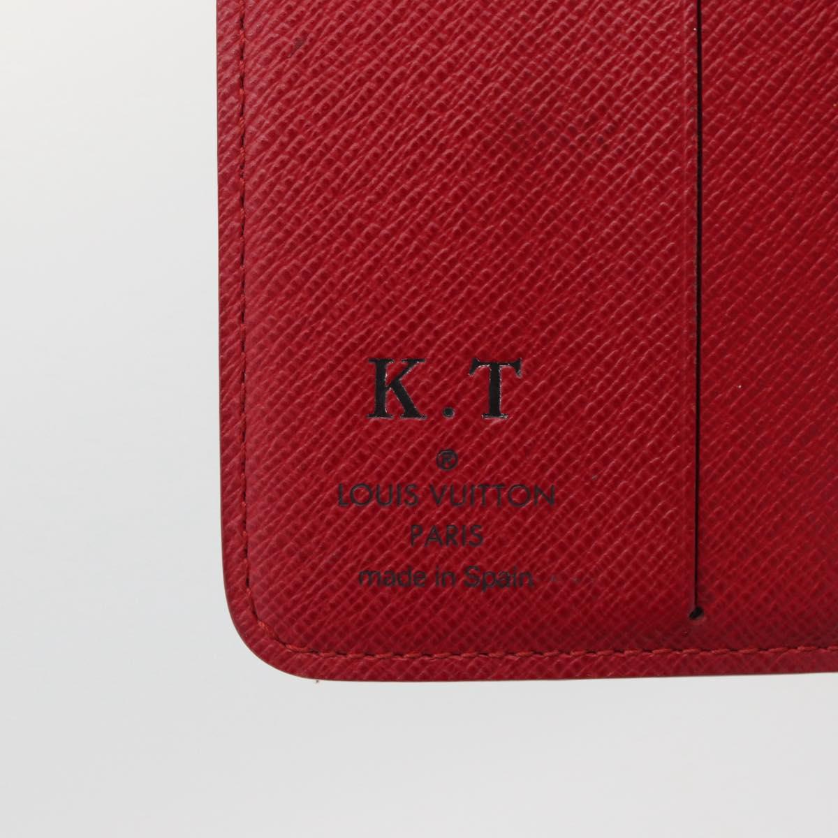 LOUIS VUITTON Monogram Cherry Compact zip Bifold Wallet M95005 LV Auth 171207A