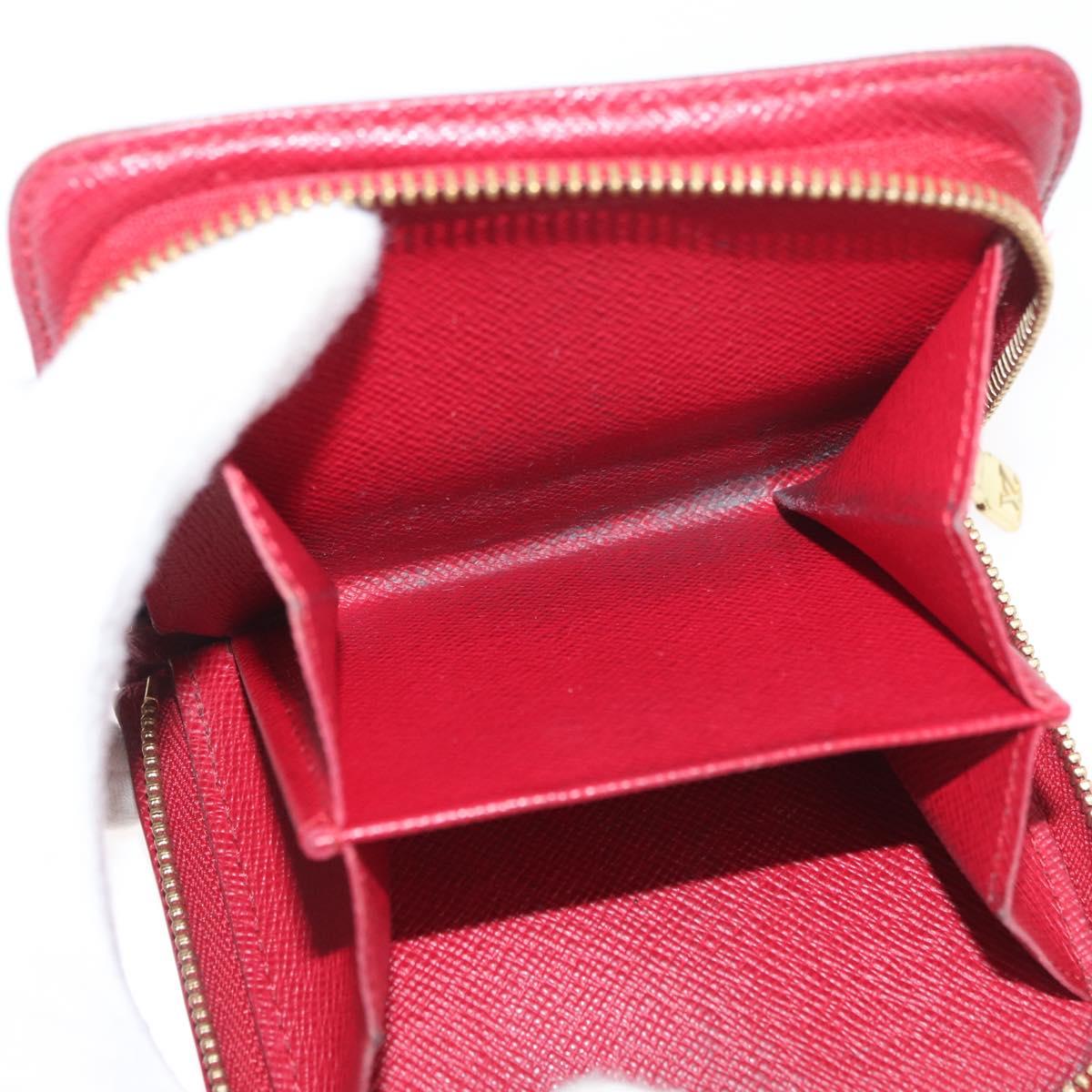 LOUIS VUITTON Monogram Cherry Compact zip Bifold Wallet M95005 LV Auth 171207A