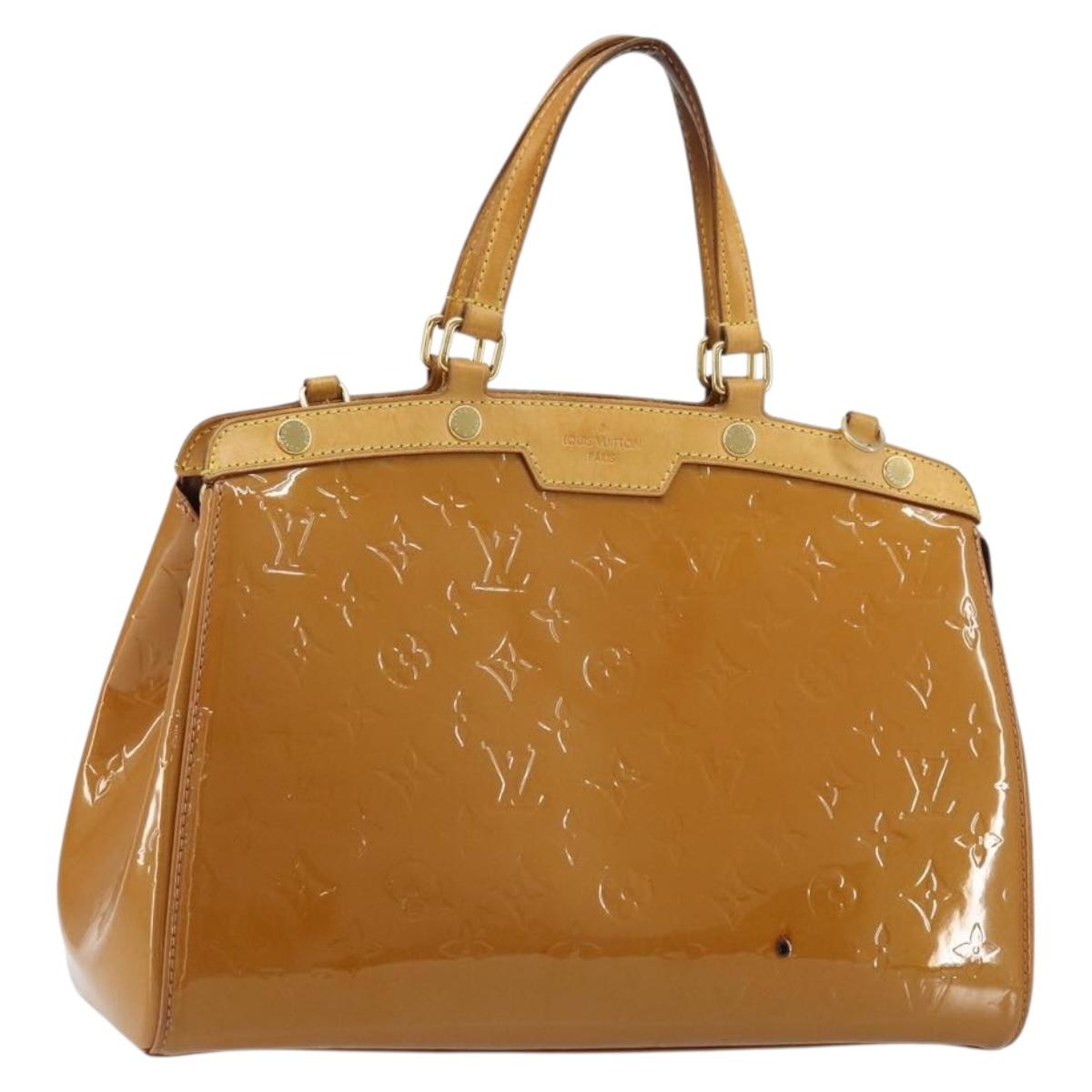 LOUIS VUITTON Monogram Vernis Blair MM Bag 2way Rose Velours M91588 Auth 171221