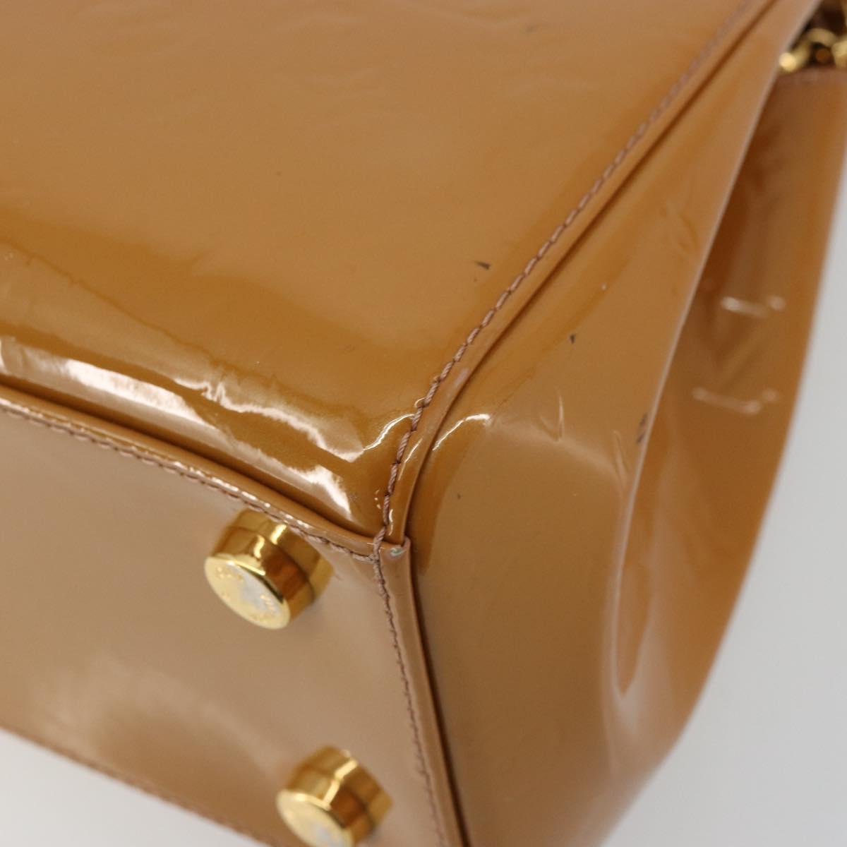 LOUIS VUITTON Monogram Vernis Blair MM Bag 2way Rose Velours M91588 Auth 171221
