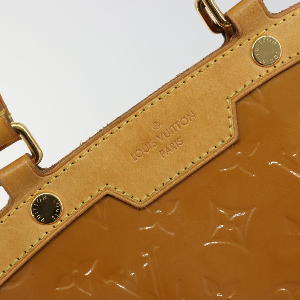 LOUIS VUITTON Monogram Vernis Blair MM Bag 2way Rose Velours M91588 Auth 171221