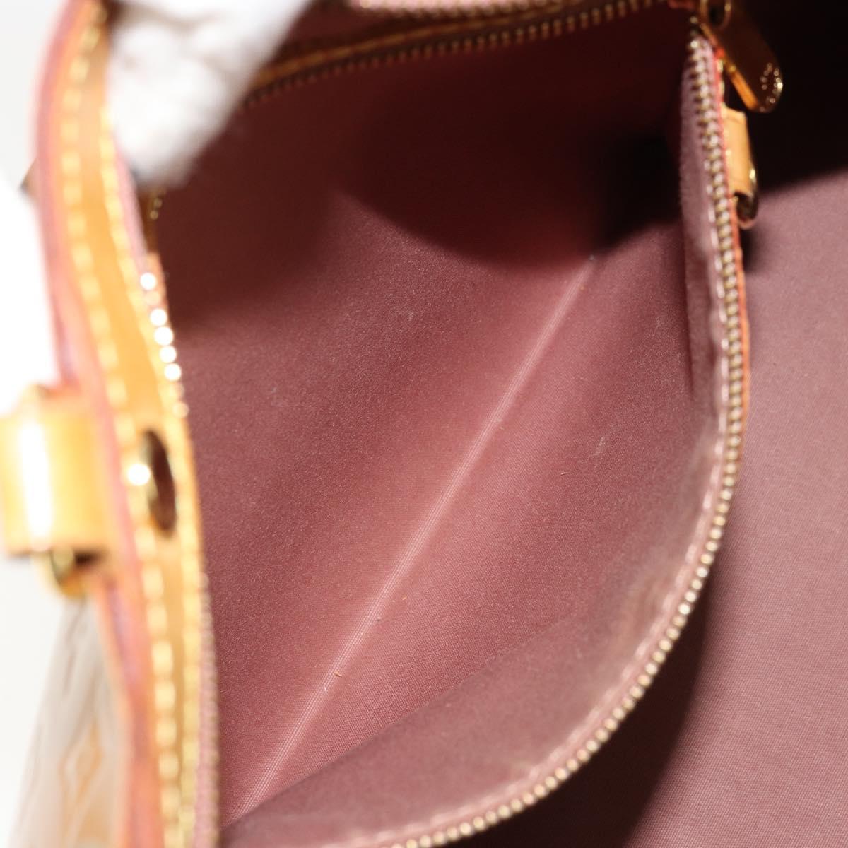 LOUIS VUITTON Monogram Vernis Blair MM Bag 2way Rose Velours M91588 Auth 171221