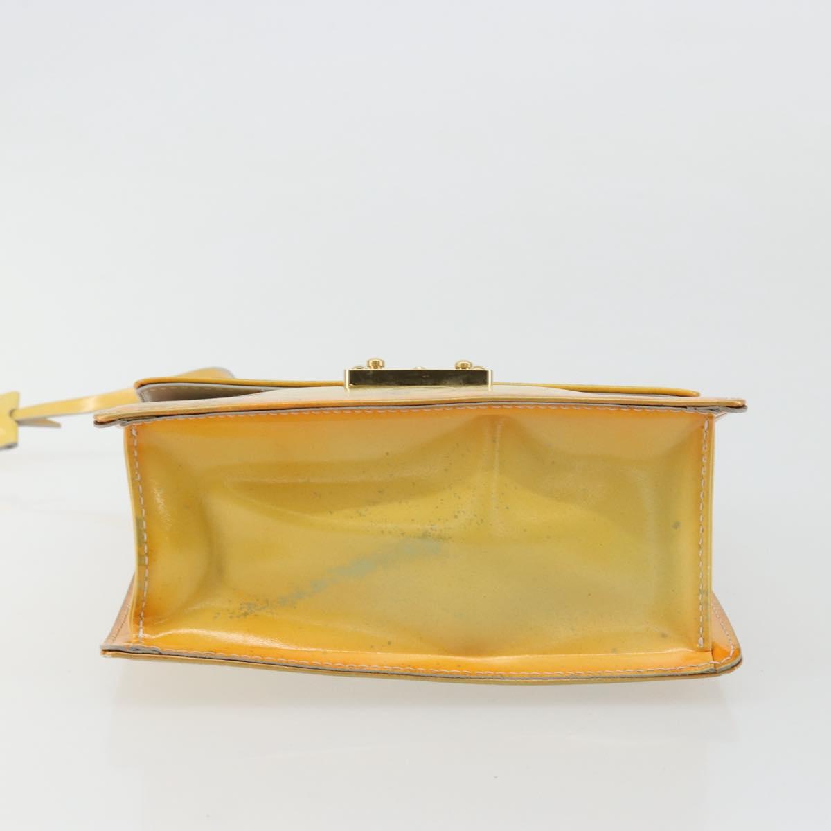 LOUIS VUITTON Monogram Vernis Spring street Hand Bag Gris M91029 LV Auth 171224