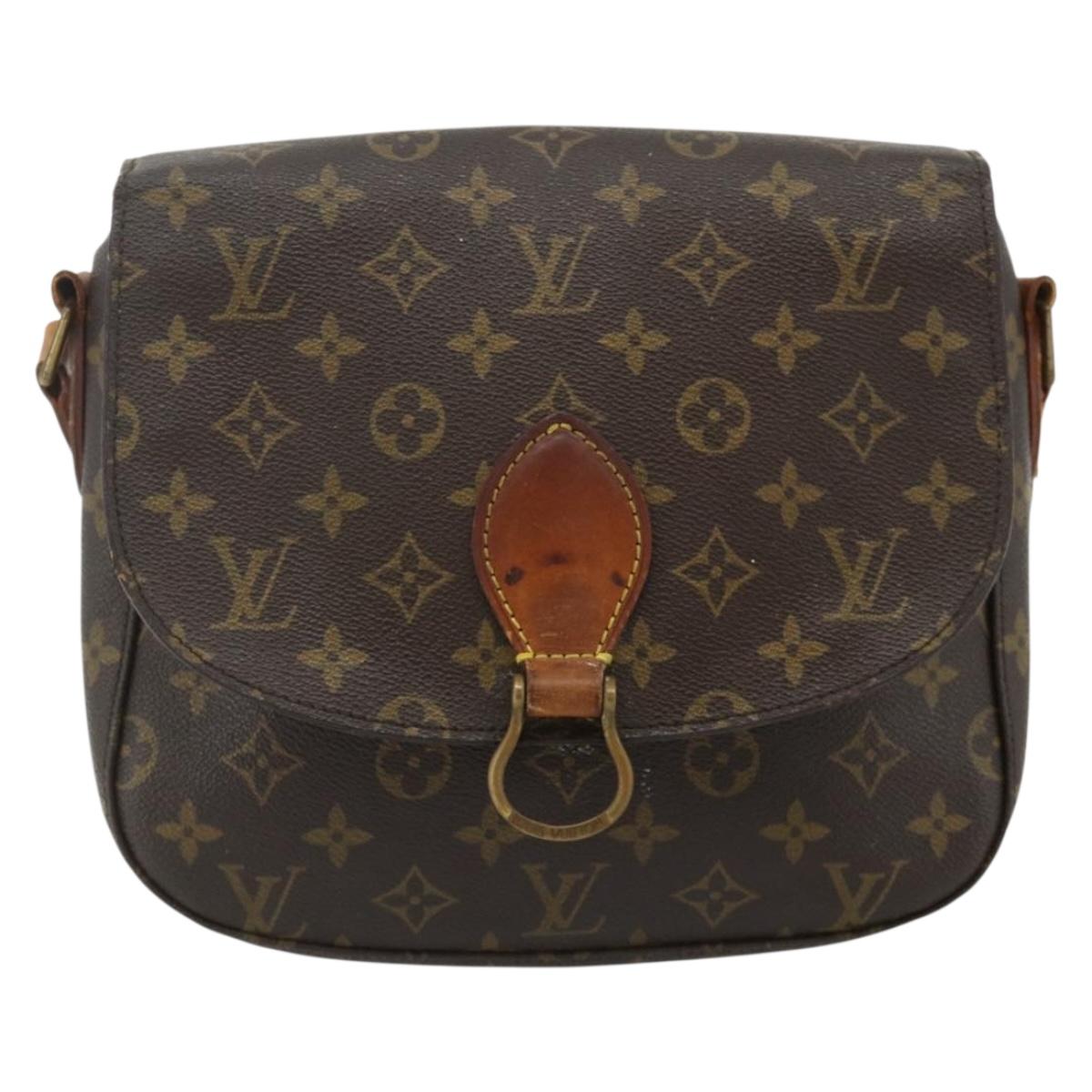 LOUIS VUITTON Monogram Saint Cloud GM Shoulder Bag M51242 LV Auth 171230