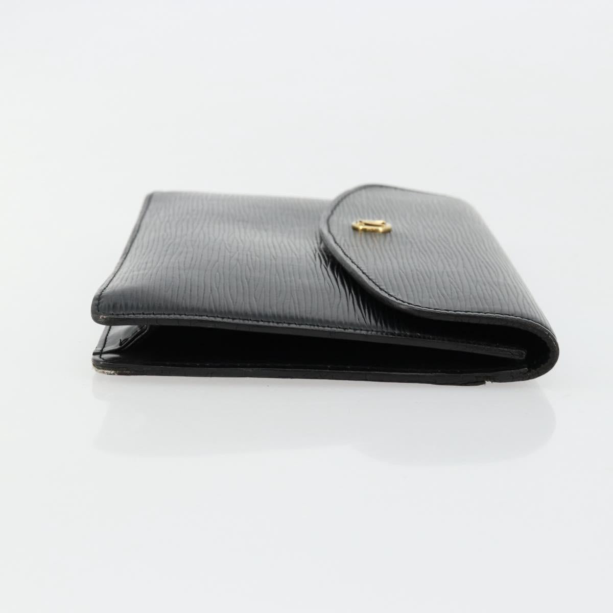 LOUIS VUITTON Epi Montaigne 23 Clutch Bag Black M52662 LV Auth 171232