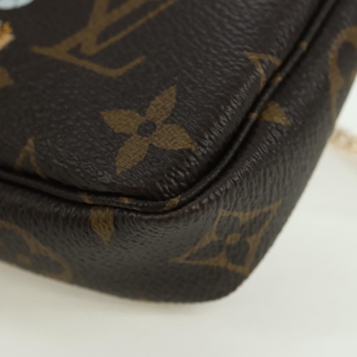 LOUIS VUITTON Vivienne Mini Pochette Accessoires Pouch M15328 LV Auth 171238SAM