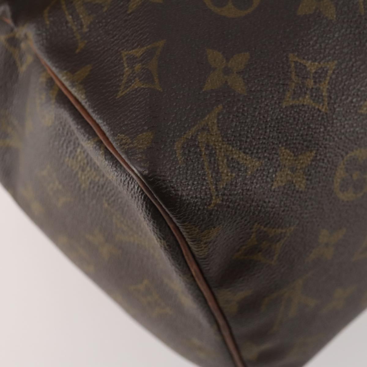 LOUIS VUITTON Monogram Sac Souple 35 Boston Bag M41626 LV Auth 171242