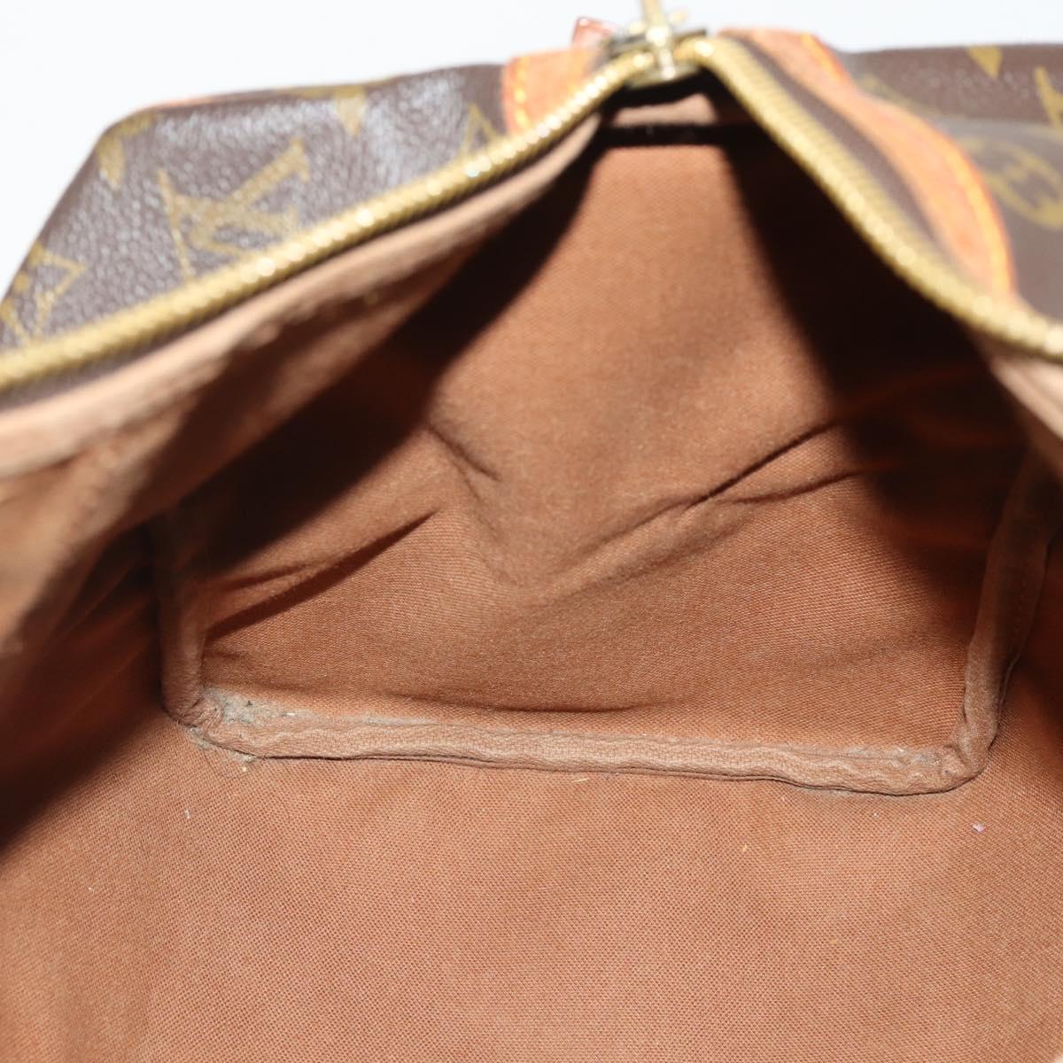 LOUIS VUITTON Monogram Sac Souple 35 Boston Bag M41626 LV Auth 171242