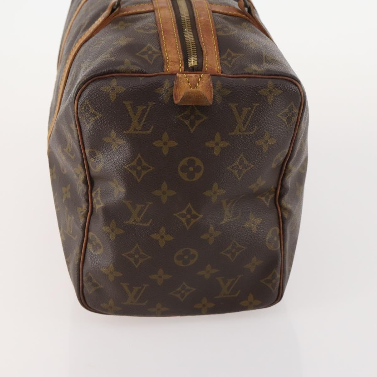 LOUIS VUITTON Monogram Sac Souple 35 Boston Bag M41626 LV Auth 171242
