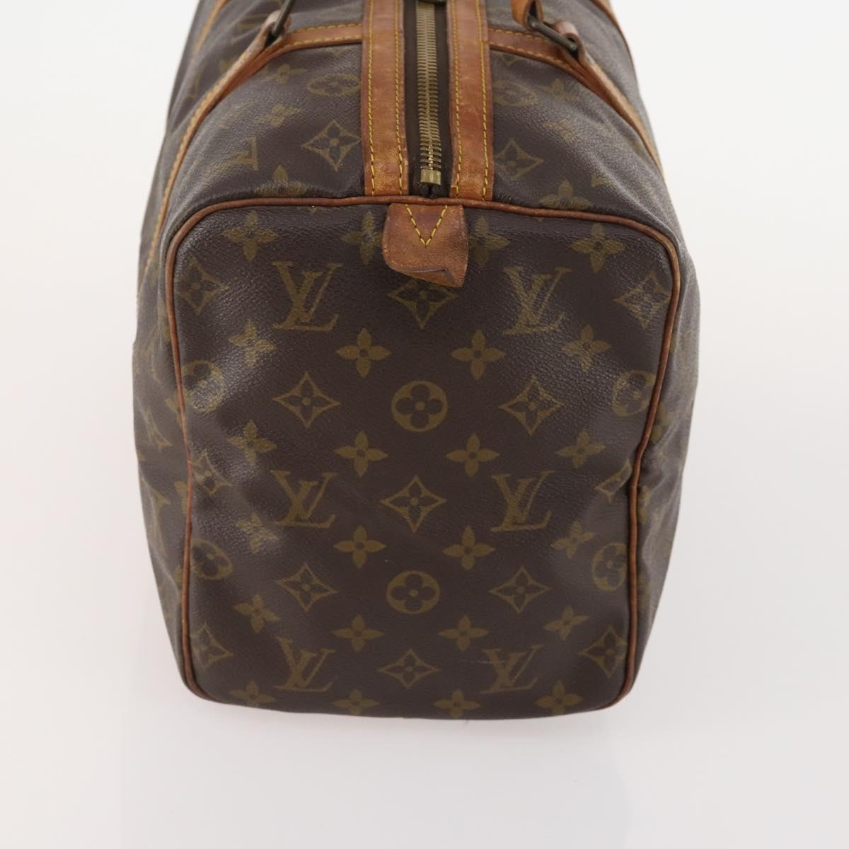 LOUIS VUITTON Monogram Sac Souple 35 Boston Bag M41626 LV Auth 171242