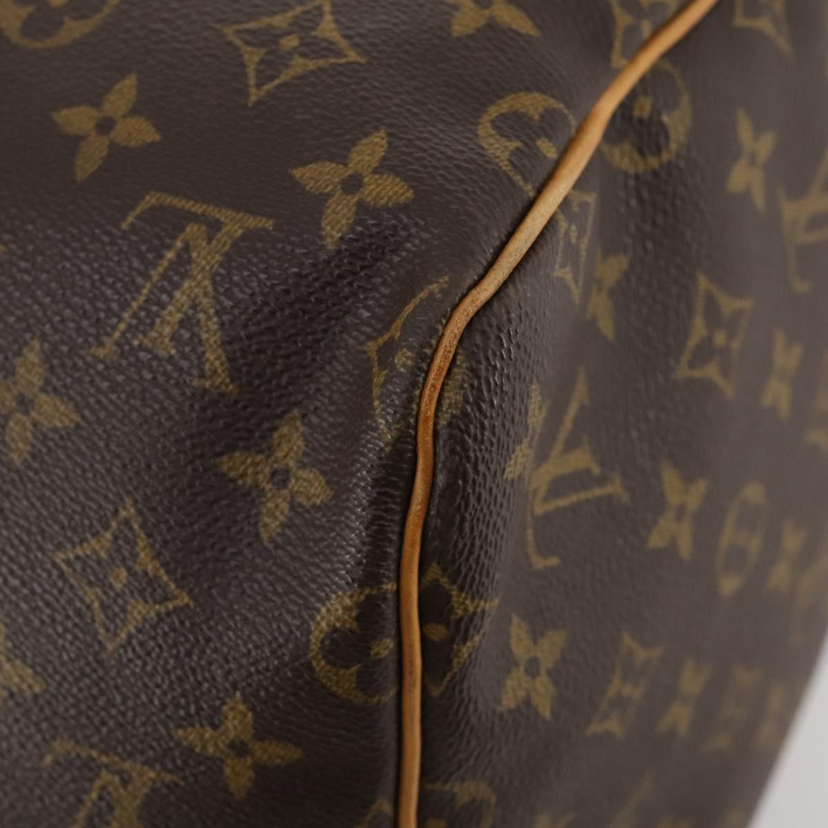 LOUIS VUITTON Monogram Keepall 55 Boston Bag M41424 LV Auth 171243A