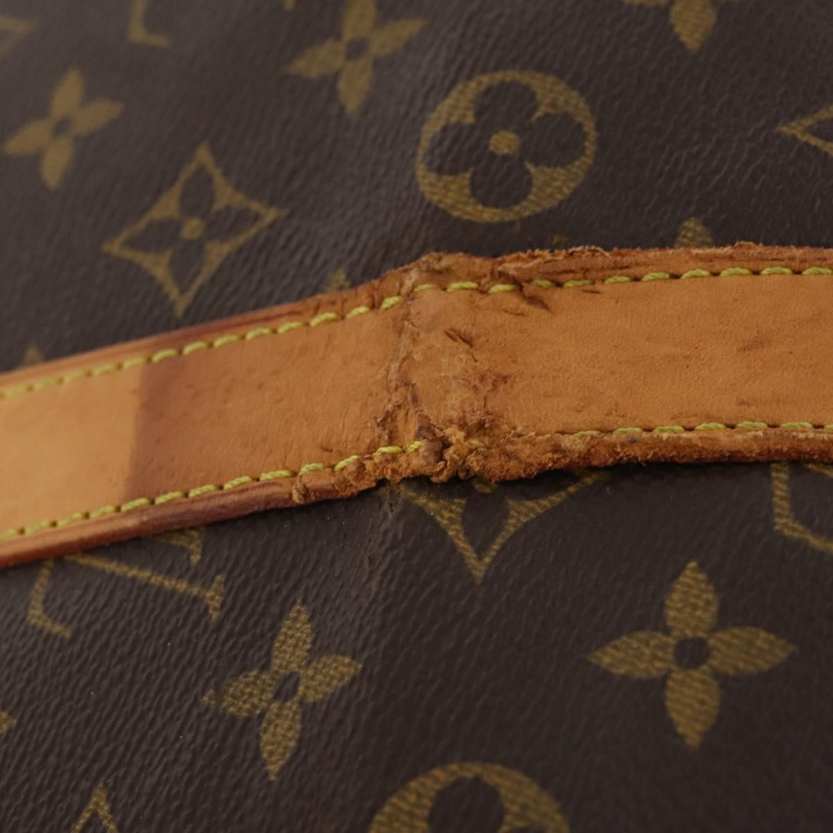 LOUIS VUITTON Monogram Keepall 55 Boston Bag M41424 LV Auth 171243A