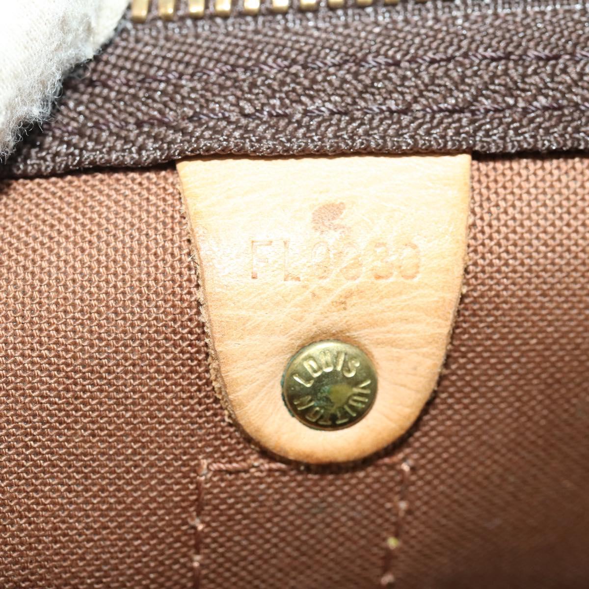 LOUIS VUITTON Monogram Keepall 55 Boston Bag M41424 LV Auth 171243A