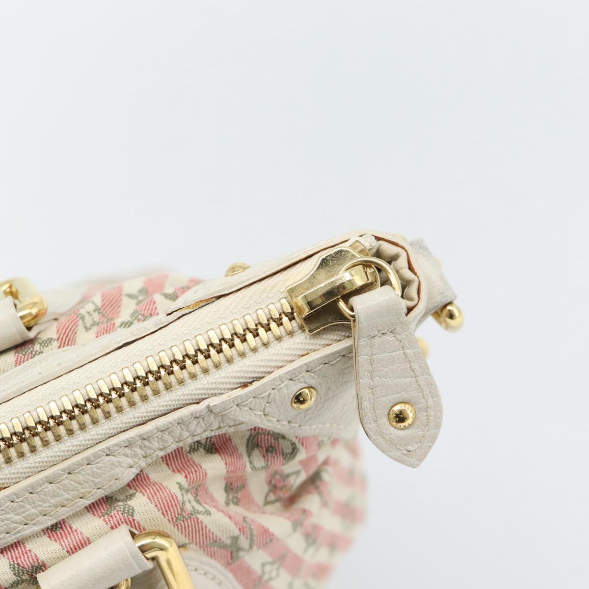 LOUIS VUITTON Mini Lin Marina GM Bag Croisette 2way Pink M95493 LV Auth 171252V